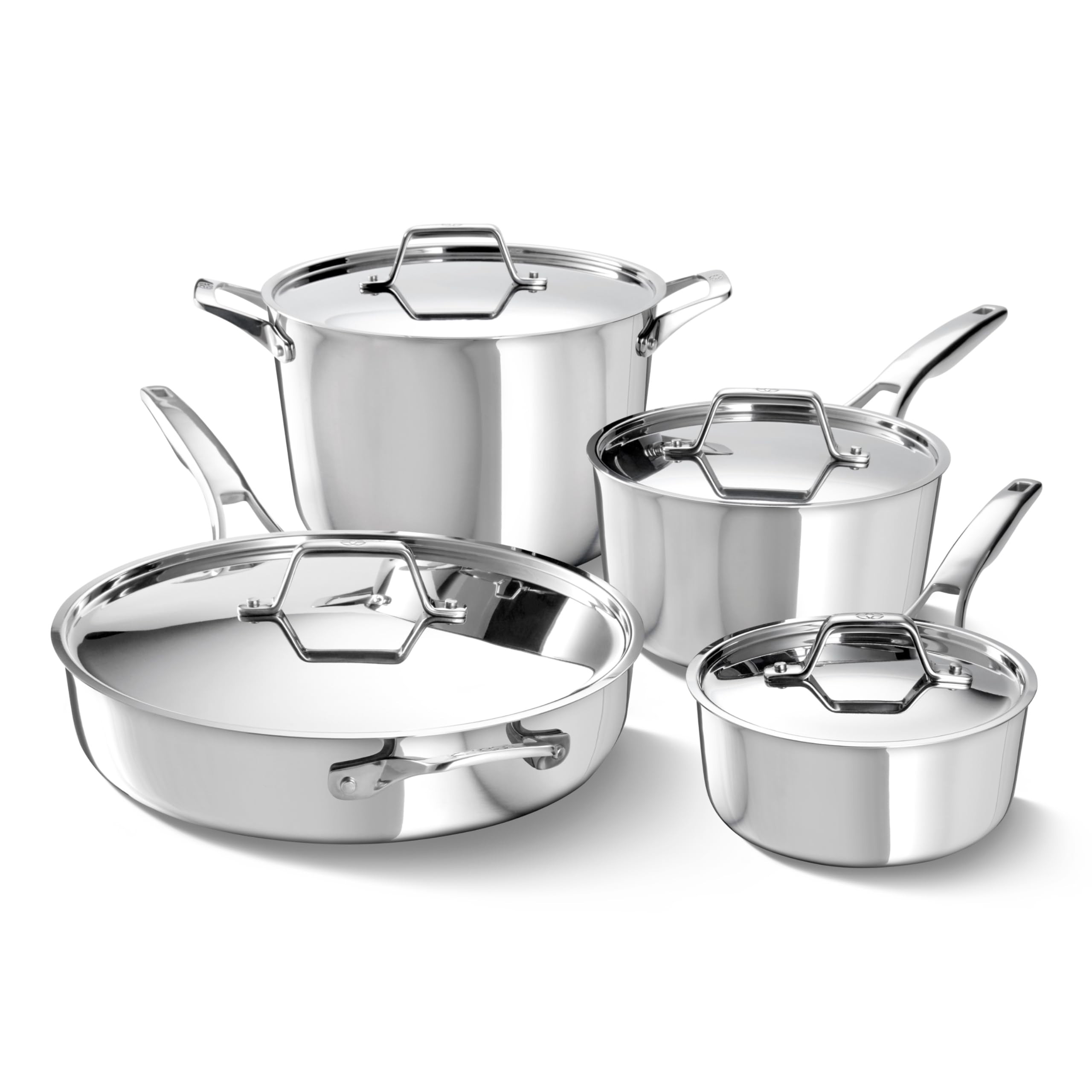 Calphalon Premier Stainless Steel Cookware Set 8-Piece