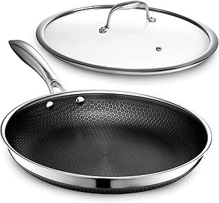 HexClad 12-Inch Hybrid Stainless/Nonstick Pan